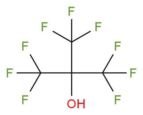 Perfluoro-tert-butanol 99%_分子结构_CAS_2378-02-1)