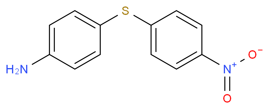 4-[(4-nitrophenyl)sulfanyl]aniline_分子结构_CAS_101-59-7