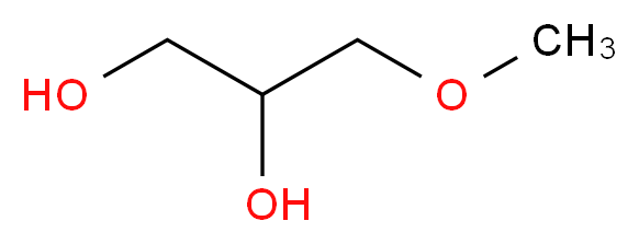 3-甲氧基-1,2-丙烷二醇_分子结构_CAS_623-39-2)