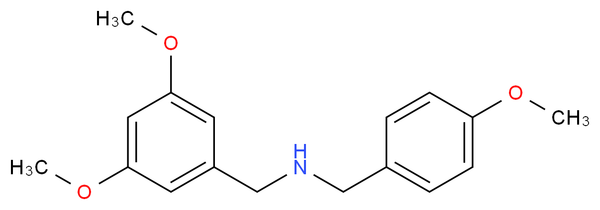 (3,5-dimethoxybenzyl)(4-methoxybenzyl)amine_分子结构_CAS_356093-54-4)