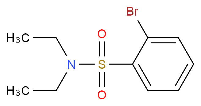 2-Bromo-N,N-diethylbenzenesulfonamide_分子结构_CAS_65000-12-6)