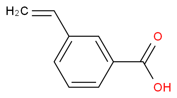 3-乙烯基苯甲酸_分子结构_CAS_28447-20-3)
