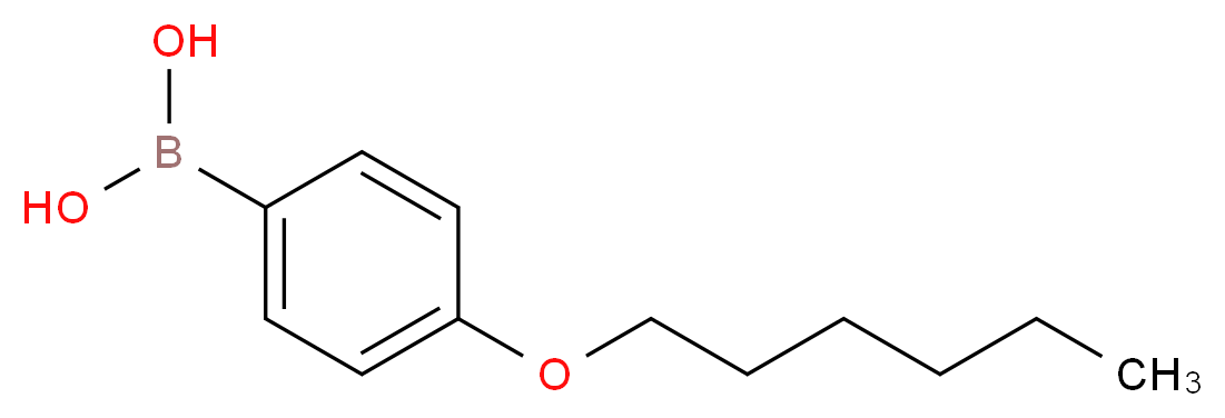 4-Hexyloxyphenylboronic acid_分子结构_CAS_)