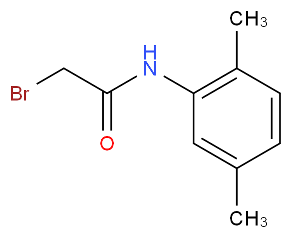 2-bromo-N-(2,5-dimethylphenyl)acetamide_分子结构_CAS_349120-88-3