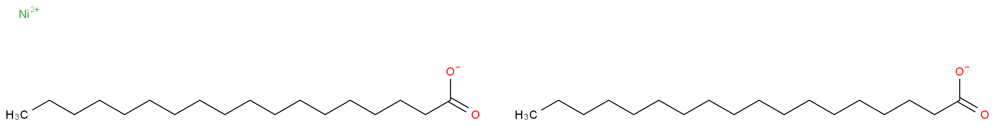 nickel(2+) ion dioctadecanoate_分子结构_CAS_2223-95-2