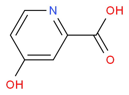 4-Hydroxypyridine-2-carboxylic acid_分子结构_CAS_22468-26-4)