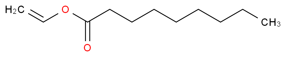 ethenyl nonanoate_分子结构_CAS_1599-82-4