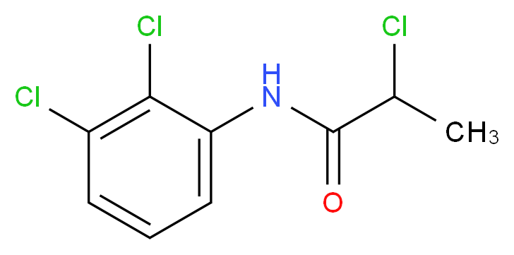 2-Chloro-N-(2,3-dichlorophenyl)propanamide_分子结构_CAS_)