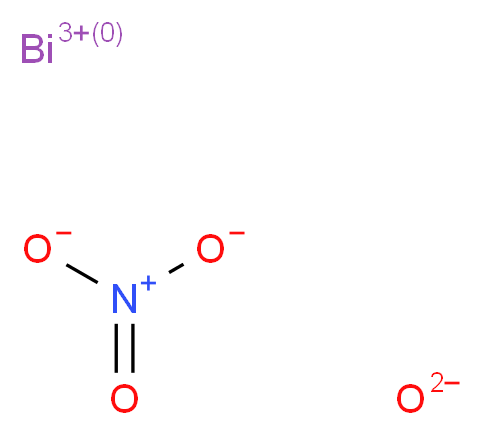 bismuth(3+) ion nitrate oxidandiide_分子结构_CAS_10361-46-3