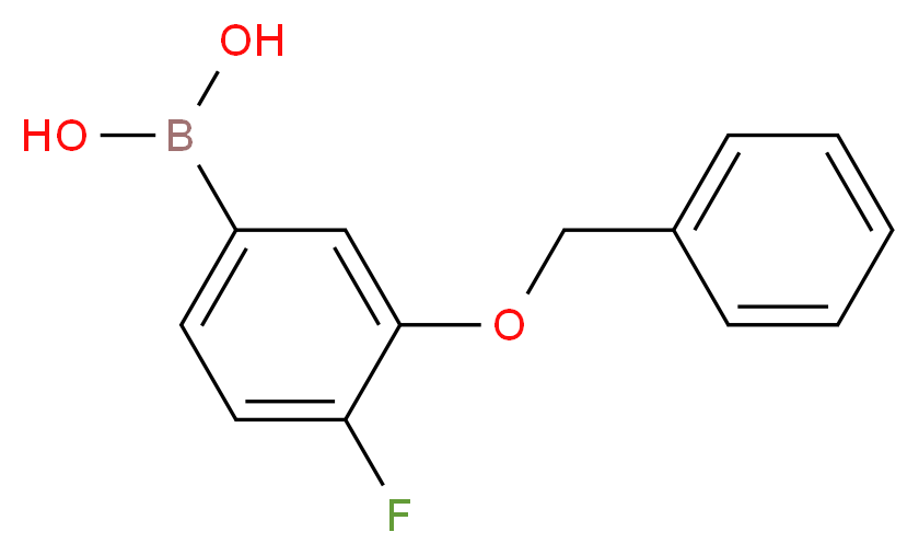 3-Benzyloxy-4-fluorophenylboronic acid_分子结构_CAS_957034-74-1)