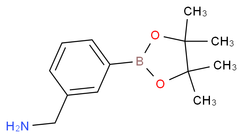 (3-(4,4,5,5-TETRAMETHYL-1,3,2-DIOXABOROLAN-2-YL)PHENYL)METHANAMINE_分子结构_CAS_380430-65-9)