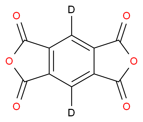 (<sup>2</sup>H<sub>2</sub>)-5,11-dioxatricyclo[7.3.0.0<sup>3</sup>,<sup>7</sup>]dodeca-1,3(7),8-triene-4,6,10,12-tetrone_分子结构_CAS_106426-63-5