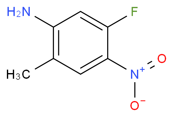 5-fluoro-2-methyl-4-nitroaniline_分子结构_CAS_633327-50-1