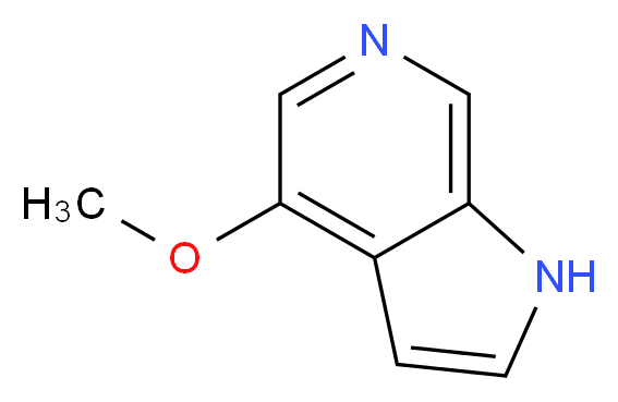 4-Methoxy-1H-pyrrolo[2,3-c]pyridine_分子结构_CAS_357263-40-2)