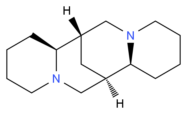 (1R,2S,9S,10S)-7,15-diazatetracyclo[7.7.1.0^{2,7}.0^{10,15}]heptadecane_分子结构_CAS_90-39-1