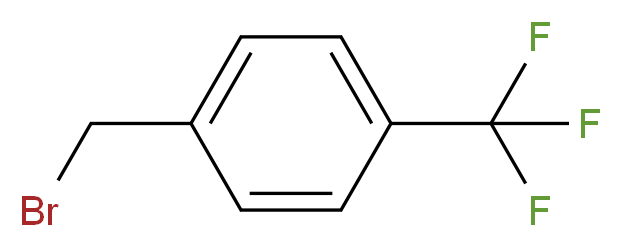 1-(bromomethyl)-4-(trifluoromethyl)benzene_分子结构_CAS_402-49-3)