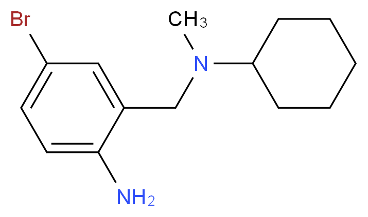 2-Amino-5-bromo-N-cyclohexyl-N-methylbenzylamine Dihydrochloride_分子结构_CAS_10076-98-9)