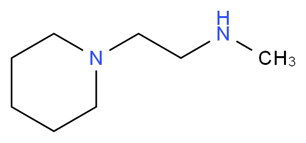 methyl[2-(piperidin-1-yl)ethyl]amine_分子结构_CAS_41239-39-8