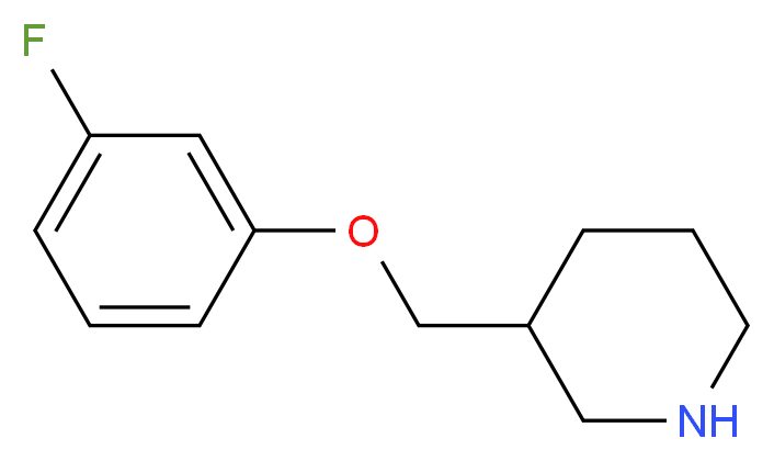 3-[(3-Fluorophenoxy)methyl]piperidine_分子结构_CAS_405090-68-8)