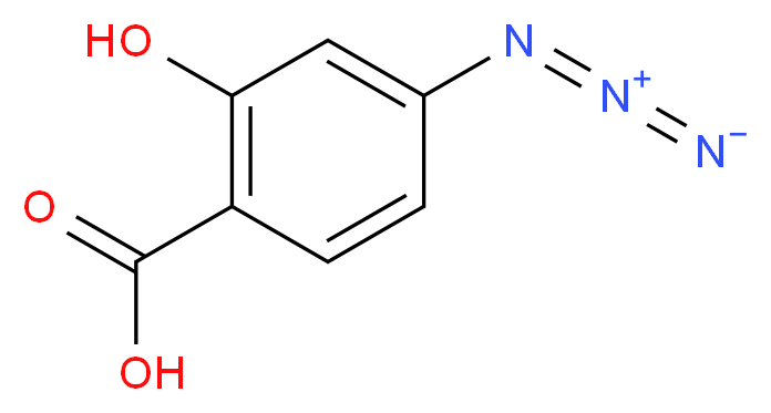 4-Azidosalicylic Acid_分子结构_CAS_66761-27-1)