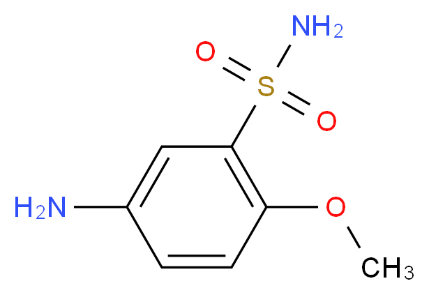 5-amino-2-methoxybenzene-1-sulfonamide_分子结构_CAS_88508-44-5
