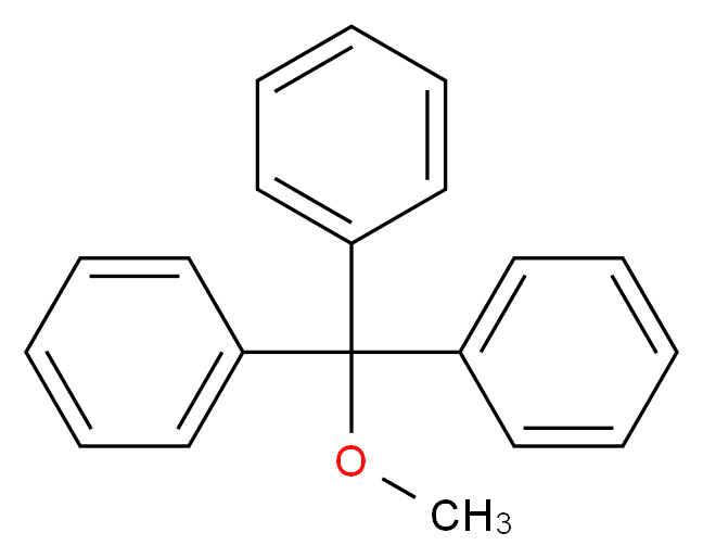 Methyl Triphenylmethyl Ether_分子结构_CAS_596-31-6)