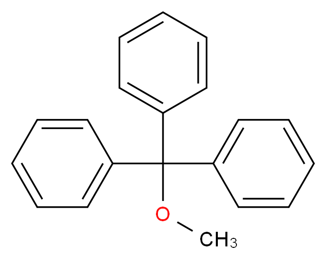 甲基三苯基甲基醚_分子结构_CAS_596-31-6)