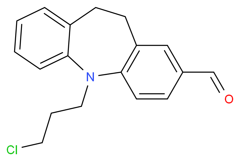 5-(3-Chloropropyl)-10,11-dihydro-2-formyl-5H-dibenz[b,f]azepine_分子结构_CAS_1159977-20-4)