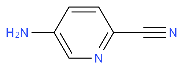 5-Aminopicolinonitrile_分子结构_CAS_55338-73-3)