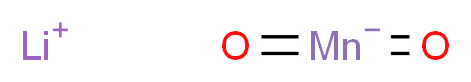 lithium(1+) ion dioxomanganesuide_分子结构_CAS_12162-79-7