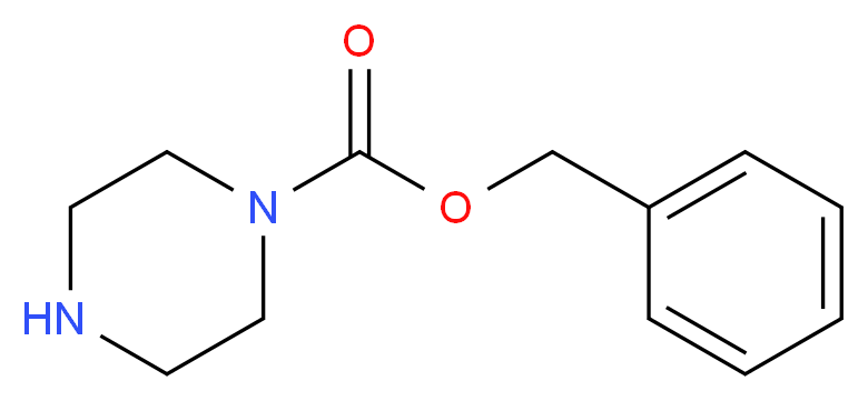 BENZYL 1-PIPERAZINECARBOXYLATE_分子结构_CAS_31166-44-6)