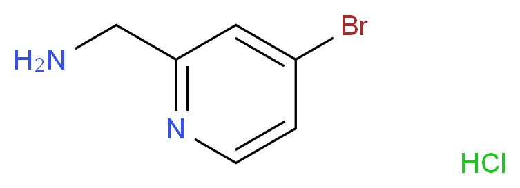 (4-Bromopyridin-2-yl)methanamine hydrochloride_分子结构_CAS_1001414-95-4)