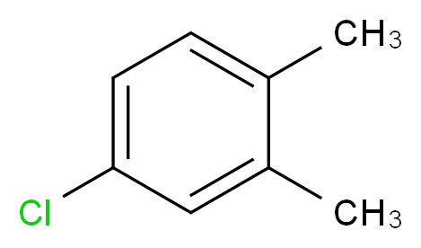 4-chloro-1,2-dimethylbenzene_分子结构_CAS_615-60-1