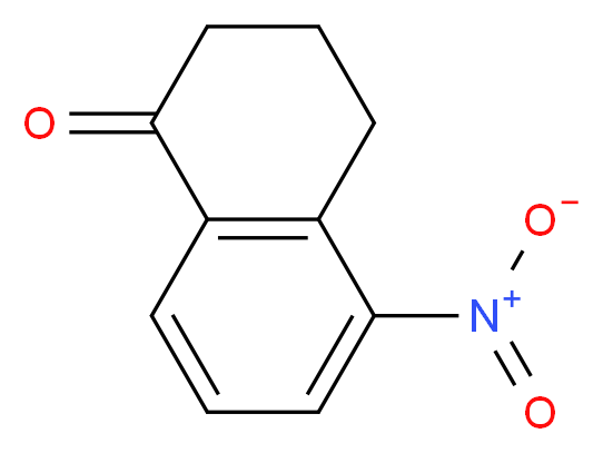 5-nitro-1,2,3,4-tetrahydronaphthalen-1-one_分子结构_CAS_51114-73-9