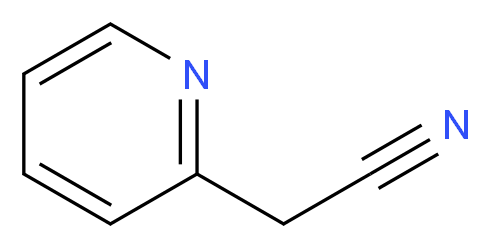 2-(pyridin-2-yl)acetonitrile_分子结构_CAS_2739-97-1