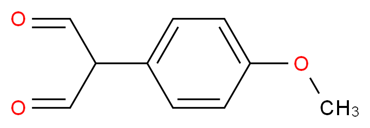 2-(4-Methoxyphenyl)malondialdehyde_分子结构_CAS_65192-28-1)