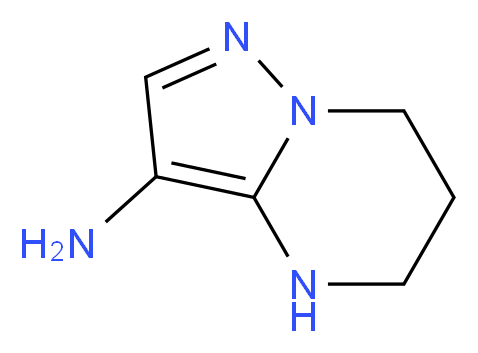 4,5,6,7-tetrahydropyrazolo[1,5-a]pyrimidin-3-amine_分子结构_CAS_148777-81-5)