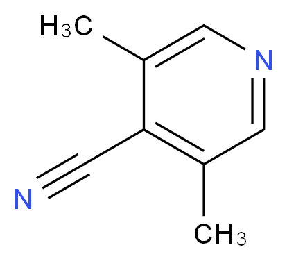 3,5-Dimethylisonicotinonitrile_分子结构_CAS_7584-08-9)