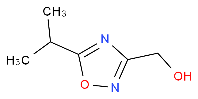 [5-(propan-2-yl)-1,2,4-oxadiazol-3-yl]methanol_分子结构_CAS_915924-67-3