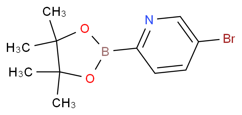 5-BROMOPYRIDINE-2-BORONIC ACID PINACOL ESTER_分子结构_CAS_652148-98-6)