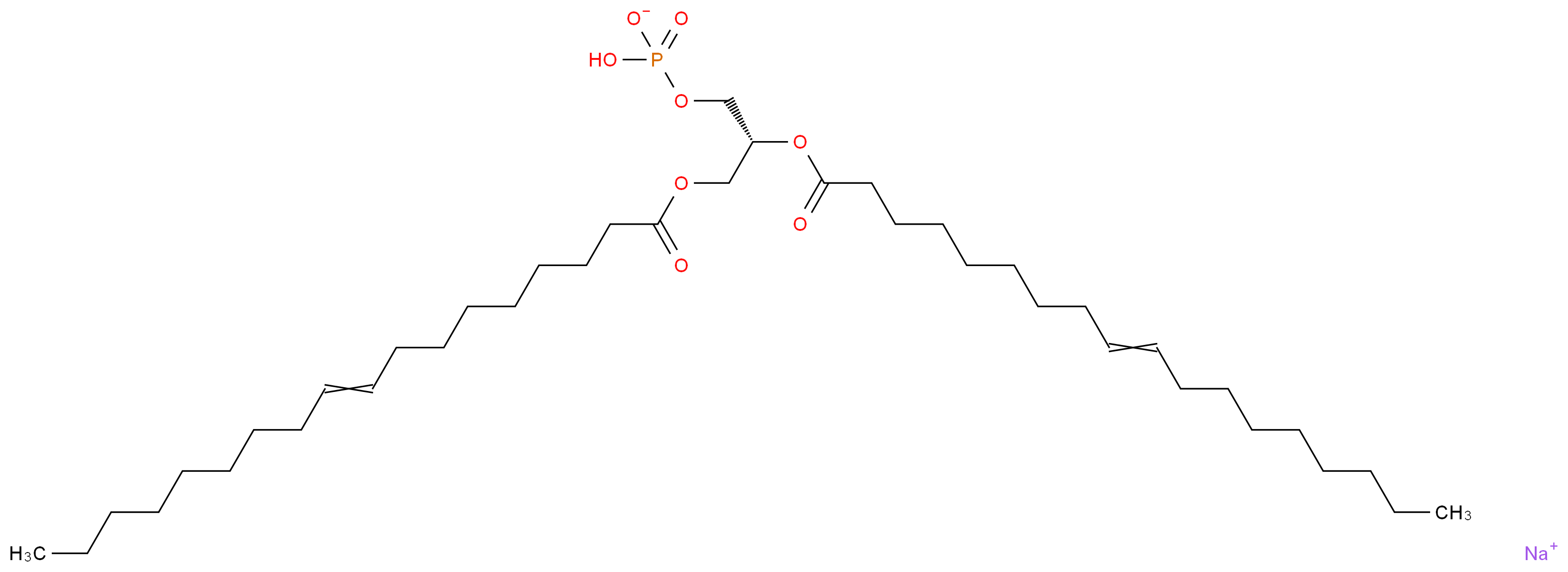 1,2-Dioleoyl-sn-glycero-3-phosphoric acid monosodium salt_分子结构_CAS_108392-02-5)