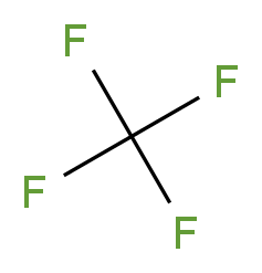 Carbon tetrafluoride_分子结构_CAS_75-73-0)