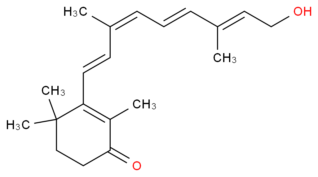 9-cis-4-Ketoretinol_分子结构_CAS_)