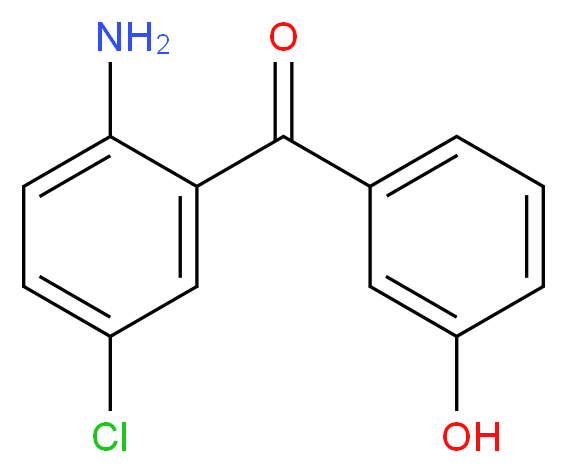2-Amino-5-chloro-3'-hydroxybenzophenone_分子结构_CAS_62492-58-4)