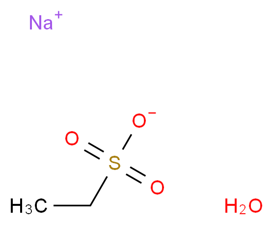 乙基磺酸 钠盐 一水合物_分子结构_CAS_308103-56-2)