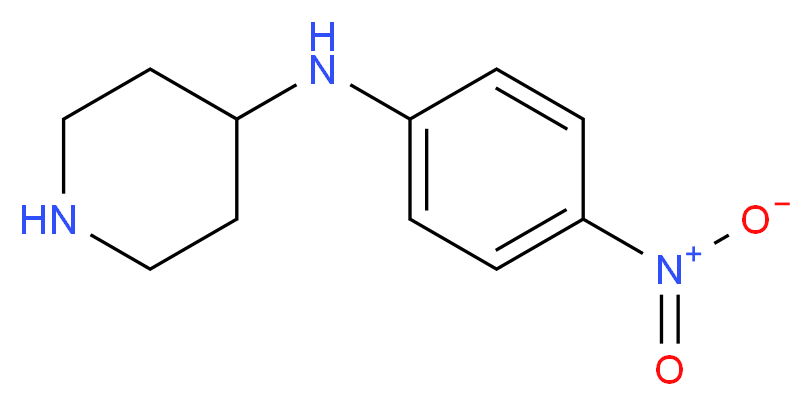 N-(4-nitrophenyl)piperidin-4-amine_分子结构_CAS_401565-90-0