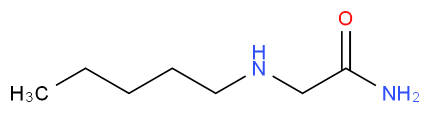 2-(pentylamino)acetamide_分子结构_CAS_)