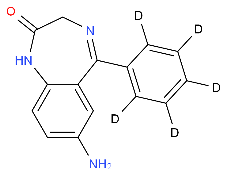 7-Amino Nitrazepam-d5_分子结构_CAS_)
