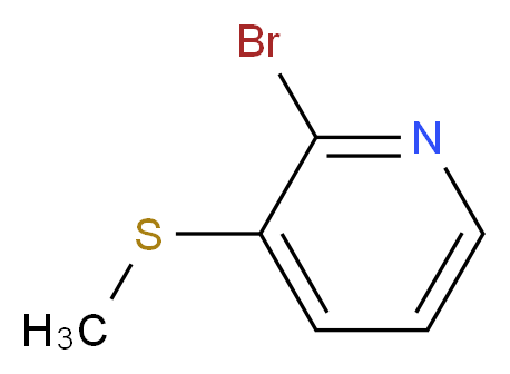 2-bromo-3-(methylthio)pyridine_分子结构_CAS_884863-17-6)