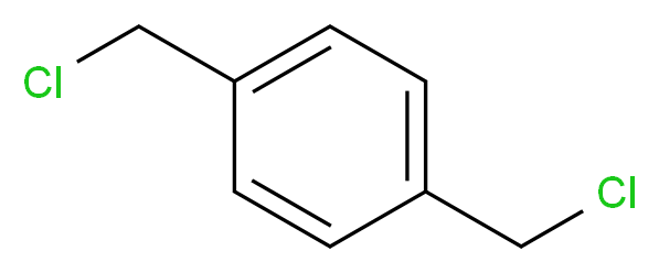 1,4-bis(chloromethyl)benzene_分子结构_CAS_623-25-6
